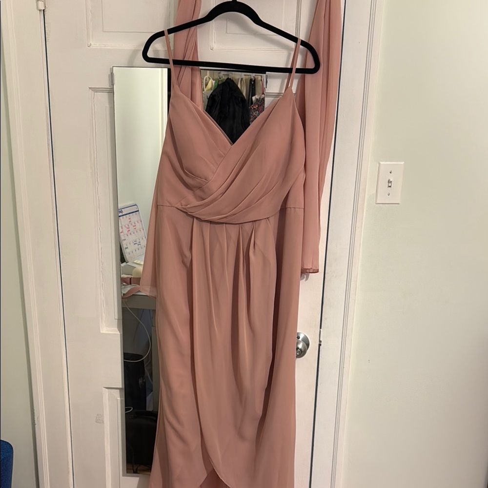 Bridesmaid dress pink